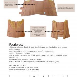 [Shapewear Solution] Chalone Tummy Shrinking Waist Cincher Flatten Smoothen Shape Tummy Tight Fitting Dress Look Slimmer Good Posture - Image 7