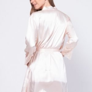 Calista Satin Robe Bridal Wedding Gift Makeup Photoshoot - Image 3