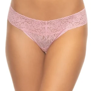 Signature Stretch Lace Low Rise Thong - Image 4
