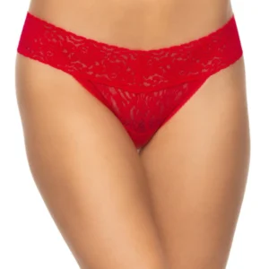 Signature Stretch Lace Low Rise Thong - Image 3