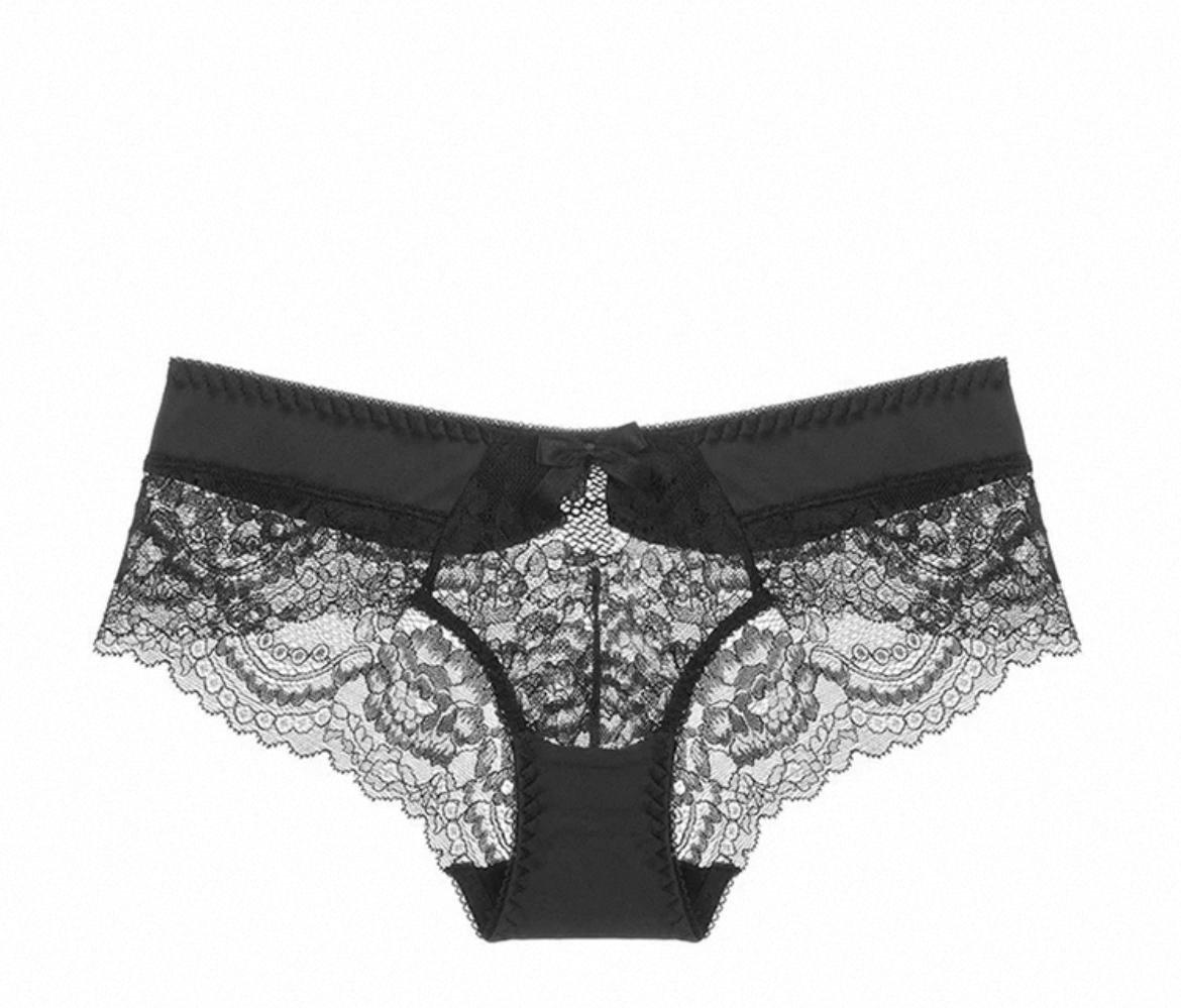 3082BKF Satin & Lace Panty - Image 1