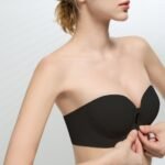 Non Wired Front Closure Strapless Padded Bra